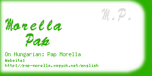 morella pap business card